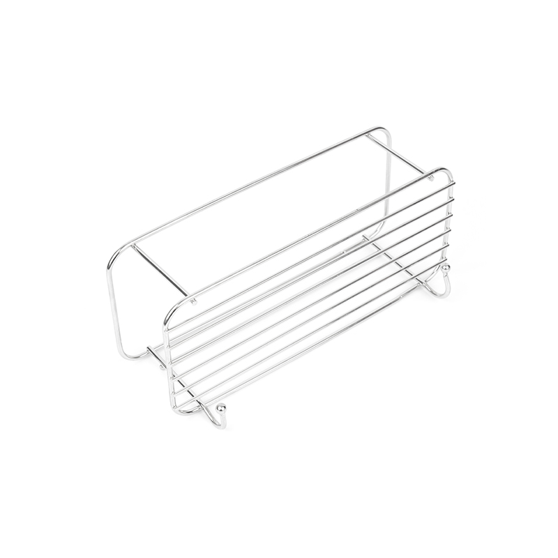 แคดดี้อาบน้ำสแตนเลสแบบกาวพร้อมตะขอ