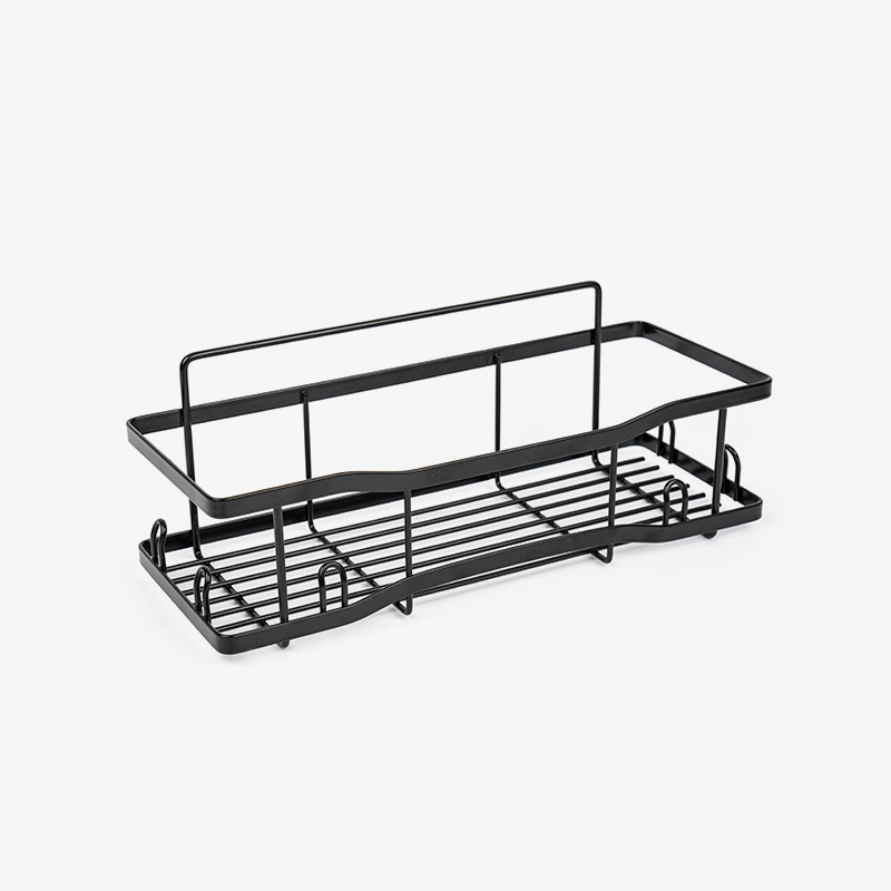 ตะกร้าเก็บลวดโลหะติดผนังสำหรับห้องครัวและห้องน้ำ