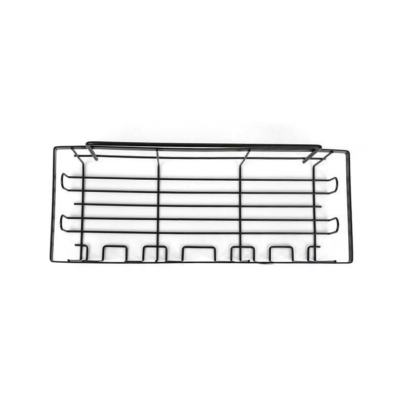 ชั้นวางเครื่องเทศในครัวติดผนังแบบไม่ต้องเจาะ