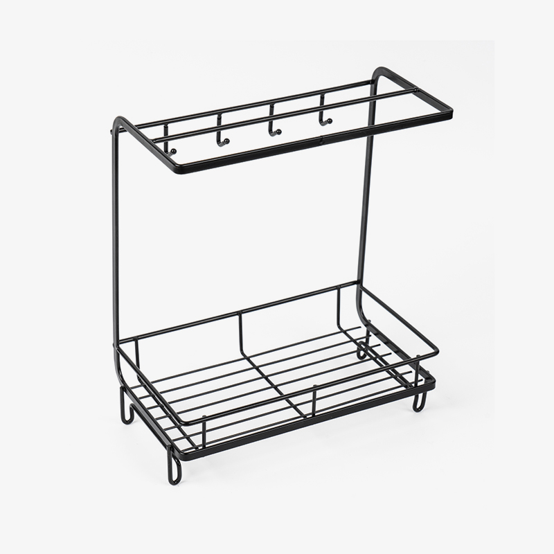 แคดดี้อ่างล้างจานพร้อมฟองน้ำและที่ใส่ผ้าเช็ดจาน