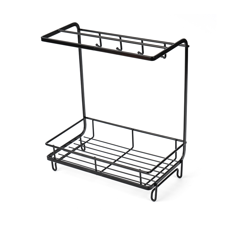 แคดดี้อ่างล้างจานพร้อมฟองน้ำและที่ใส่ผ้าเช็ดจาน