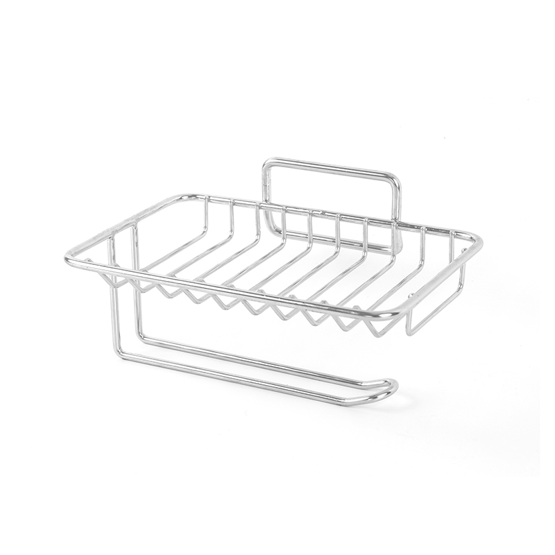 จานสบู่เซรามิกพร้อมระบบระบายน้ำในตัวและขาตั้งสแตนเลส