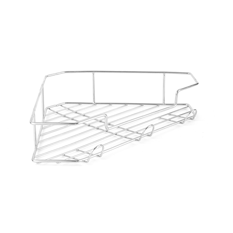 ชั้นวางของเข้ามุมแคดดี้อาบน้ำสแตนเลส 304 ติดผนัง