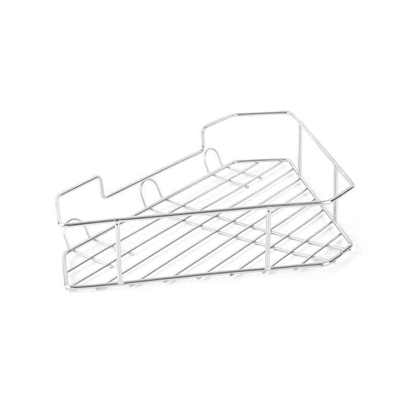 ชั้นวางของเข้ามุมแคดดี้อาบน้ำสแตนเลส 304 ติดผนัง