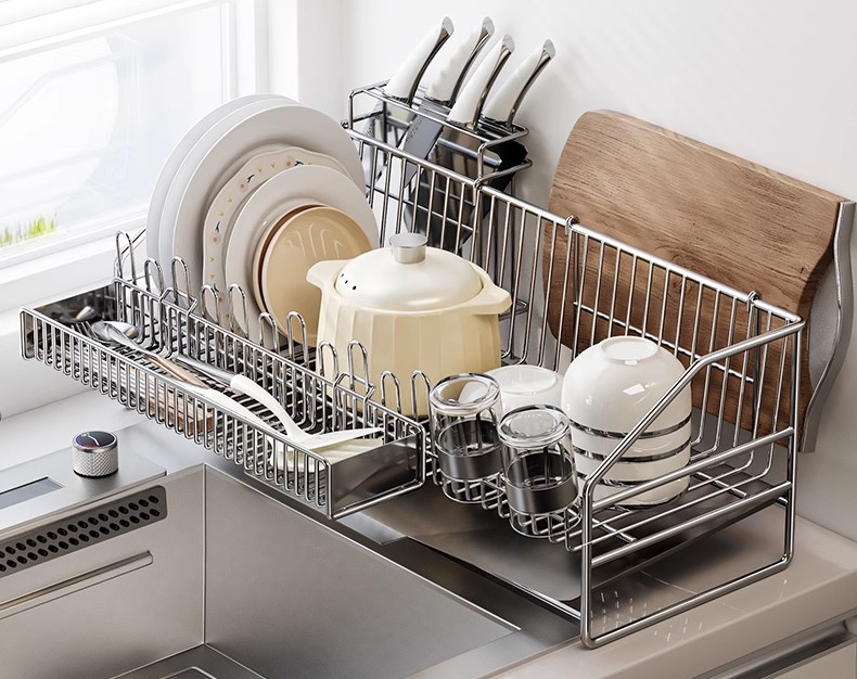 ที่ใส่อุปกรณ์สแตนเลส 304 เป็นตัวเลือกที่เหมาะสำหรับห้องครัวขนาดเล็กหรือไม่​